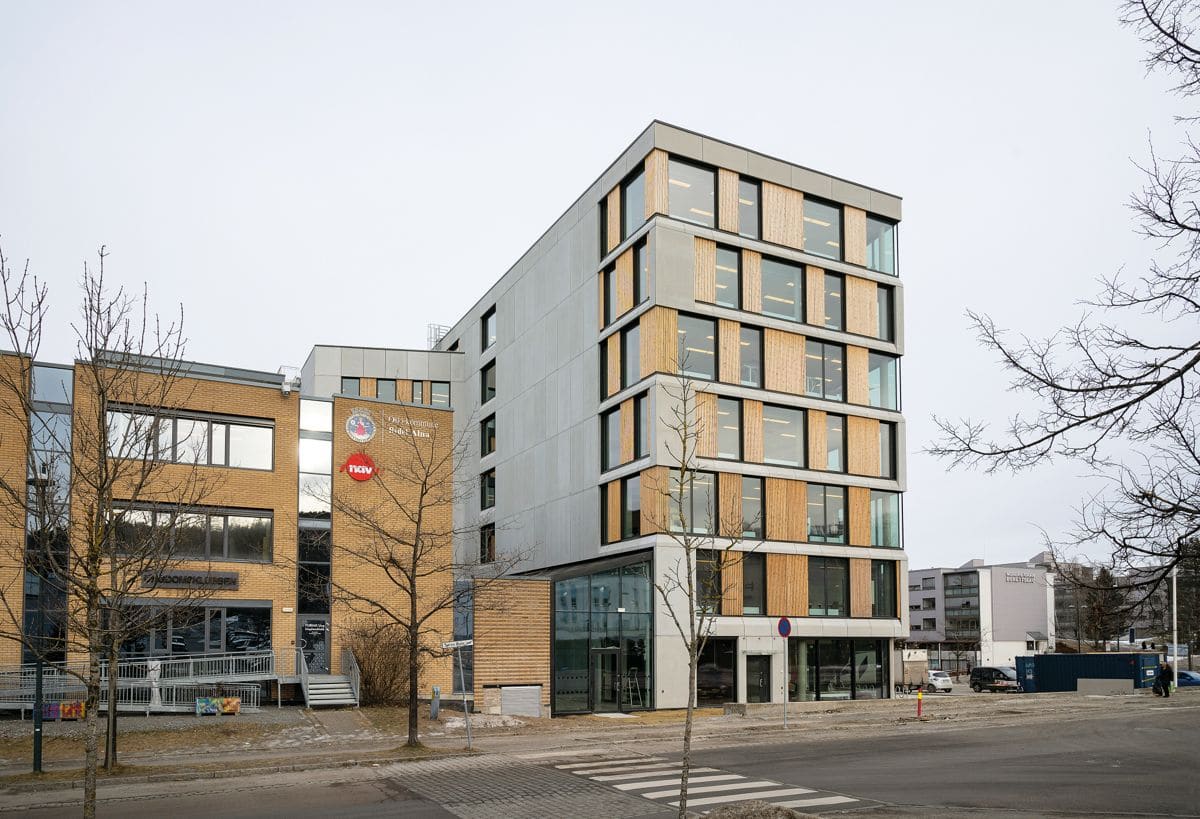 Alna bydelshus på Furuset i Oslo, 31. januar 2022. 
Foto: Trond Joelson, Byggeindustrien